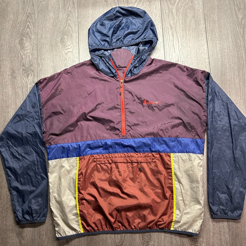 Cotopaxi Teca Half-Zip Windbreaker Jacket Mens XL Multi Color Block Packable